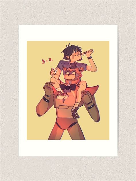 Best Of Fnaf Security Breach Art Print By Veritableart Redbubble