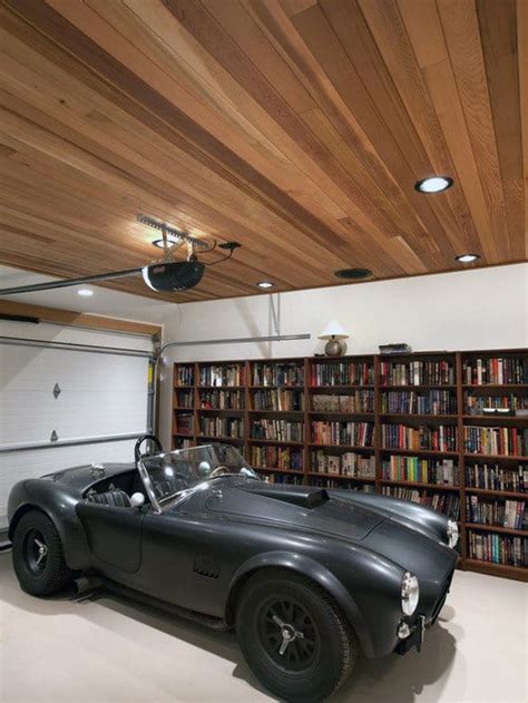50 Garage Lighting Ideas For Men Cool Ceiling Fixture Designs