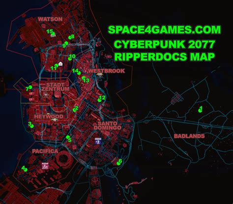 Cyberpunk Afterlife Map