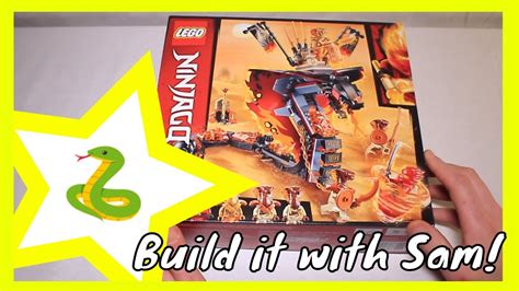 Lego Ninjago Unboxing 70674 Fire Fang Speedbuild Live Build With