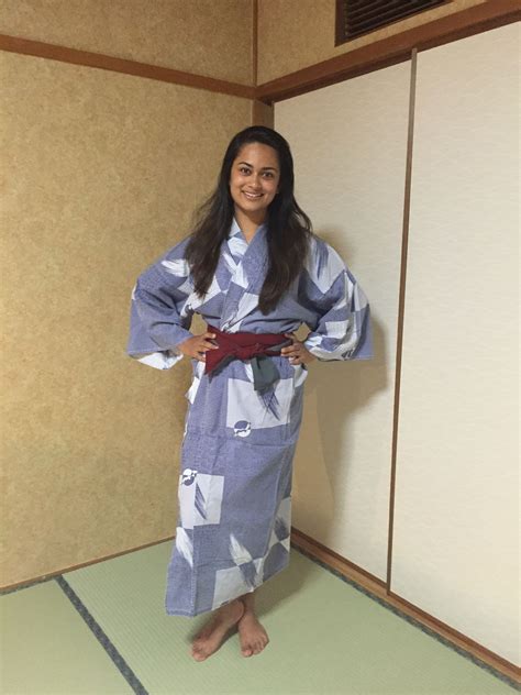 Wearing My Yukata Japanese Lifestyle Yukata Ryokan