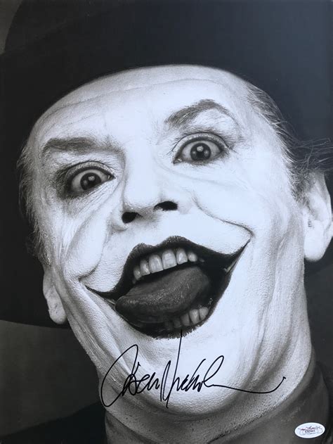 Lot Detail Jack Nicholson The Joker Signed 11x 15 Herb Ritts