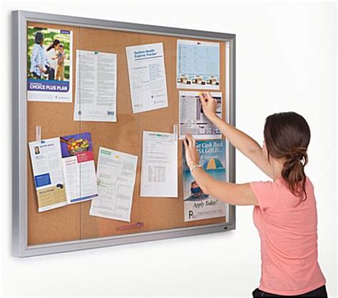 This Glass Enclosed Bulletin Board Is A Great Way To Post Important Information To The Public