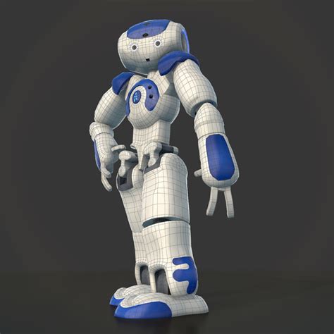 Rigged Robot Nao 3d 3ds