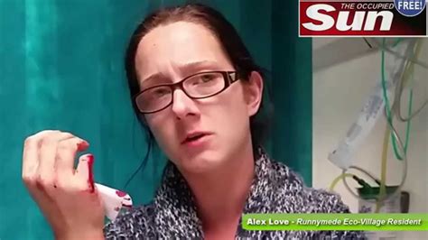 Womans Finger Ripped Off As She Flees 1s Thugs At Runnymede Eviction Youtube