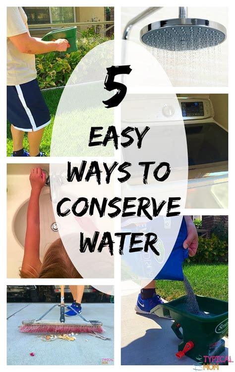 Ways To Conserve Water The Typical Mom