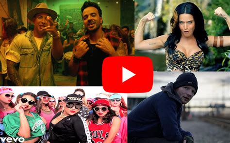 Youtube da a conocer los 10 videos musicales más vistos de la ...
