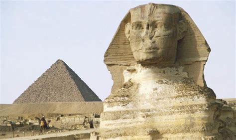 Egypts Second Sphinx Found Ancient Statue Discovered During Road