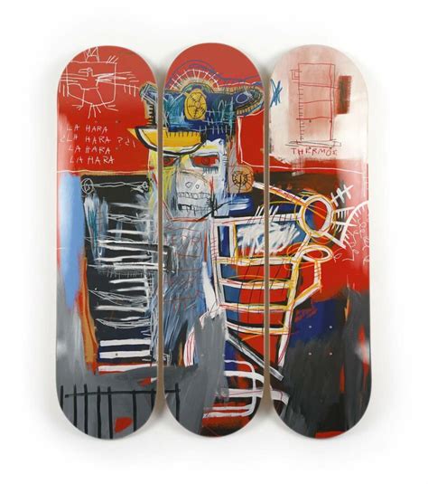 La Hara 1981 Triptych Jean Michel Basquiat The Skateroom