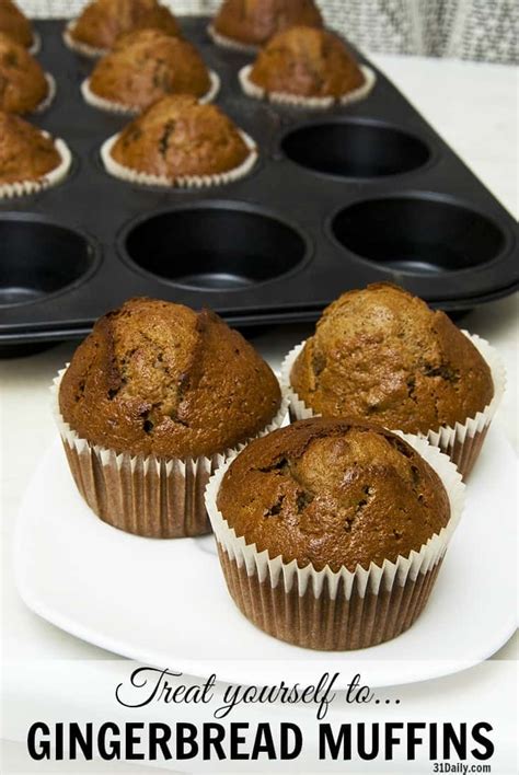 Gingerbread Muffins 31 Daily