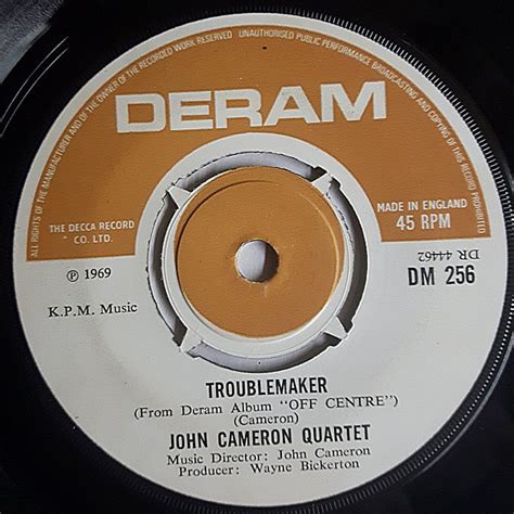 John Cameron Quartet Troublemaker Off Centre Releases Discogs