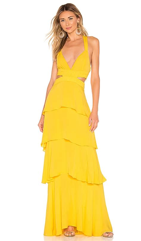 Alc Lita Dress In Yellow Revolve