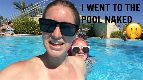 I Went To The Pool Naked Norwegian Escape Cruise Vlog Day Youtube