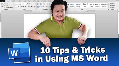10 Tips And Tricks In Ms Word Youtube