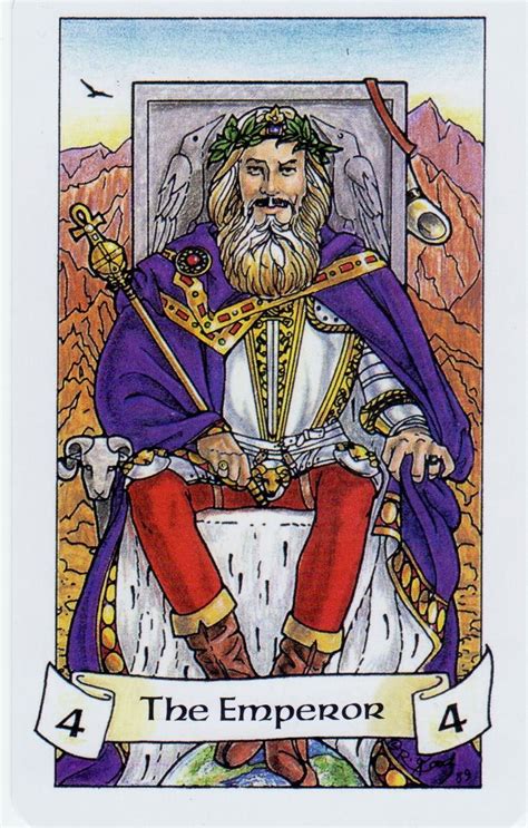 The emperor (iv) is the fourth trump or major arcana card in traditional tarot decks. The Emperor (Tarot Card) on Pinterest | Tarot Cards, Tarot ...