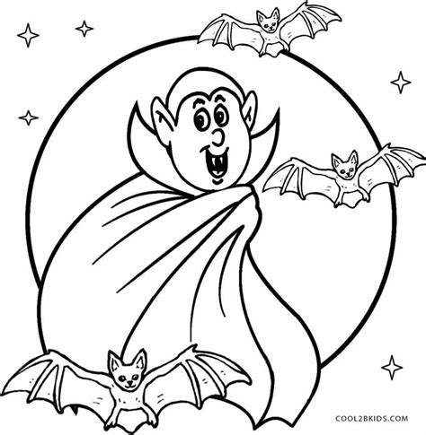 Printable Vampire Coloring Pages For Kids Cool2bkids