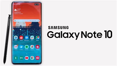 Samsung Galaxy Note 10 Pro цена характеристики и дата релиза Youtube