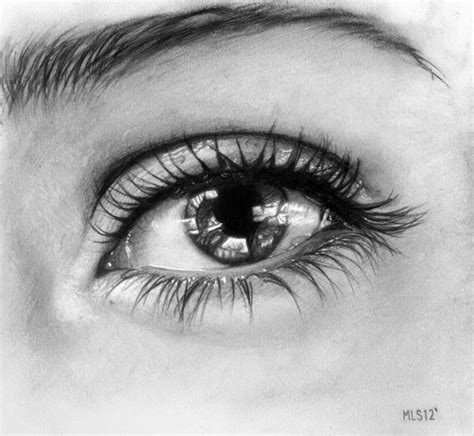 40 Beautiful And Realistic Pencil Drawings Of Eyes World Of Arts