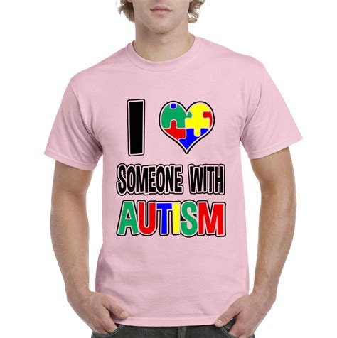 Iwpf Mens I Love Someone With Autism Short Sleeve T Shirt Walmart