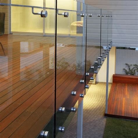 2 Stainless Steel Standoff For Frameless Glass Staircase Glass Balcony