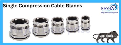 Single Compression Cable Glands Medium Duty Cable Glands
