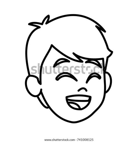 Boy Face Cartoon Stock Vector Royalty Free 741008125 Shutterstock