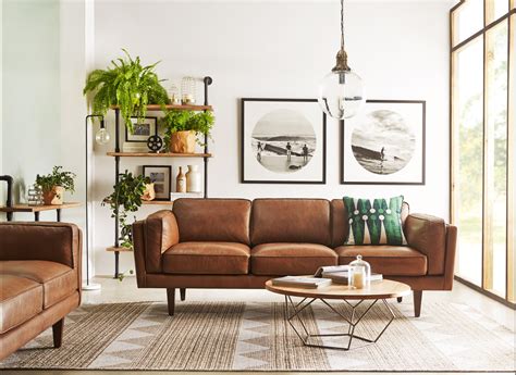 Brown Couch Living Room Mid Century Modern Living Room Decor Modern