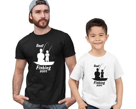 Father Son Fishing T Shirts Best Fishing Buddies T Shirt Etsy