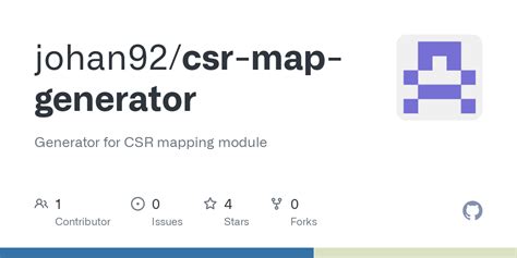 Github Johan92csr Map Generator Generator For Csr Mapping Module