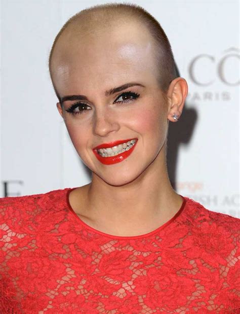 35 Images Of Female Celebrities Depicting If They Were Going Bald Wow