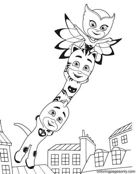 Pj Masks Connor Coloring Pages Coloring Pages