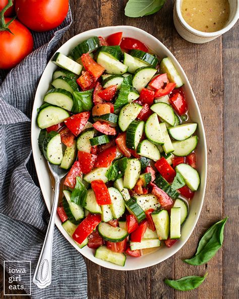 Cucumber Tomato Salad — Fresh Easy Healthy