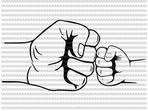 Download Fist Bump SVG, Father And Son SVG, Papa and Grandson svg ...