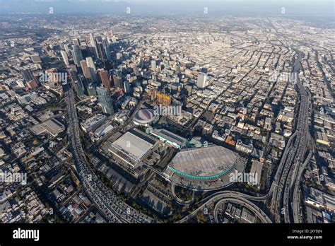 Aerial View Los Angeles Freeways Hi Res Stock Photography And Images