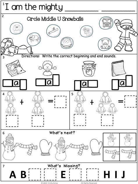 Homework Packet For Kindergarten