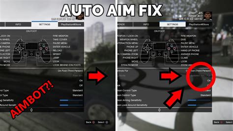 How To Get Full Auto Aim In Gta 5 Online Youtube