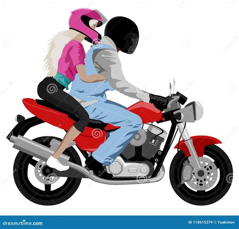 Motorcycle Rider With Passenger Motorcycle You