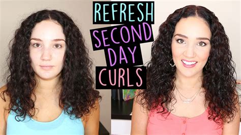 Quick And Cheap Second Day Curly Hair Routine Youtube