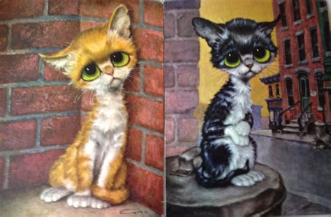 Big Eyed Cats By Gig Cats With Big Eyes Big Eyes Cat Art