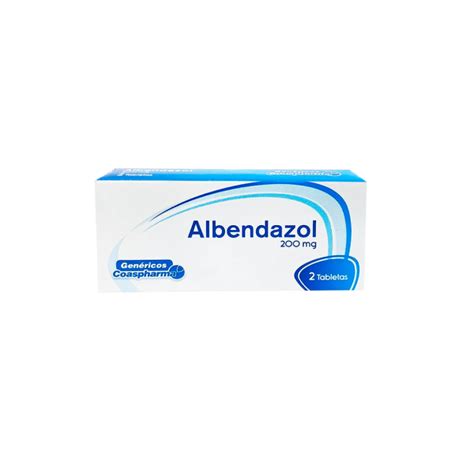 Albendazol 200mg Caja X 2 Tabletas
