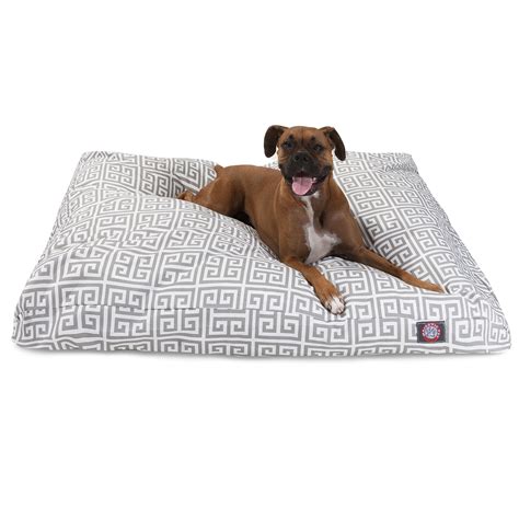 Majestic Pet Towers Rectangle Dog Bed Treated Polyester Removable Cover