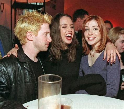 Seth Green Eliza Dushku And Alyson Hannigan 1999 Buffy The