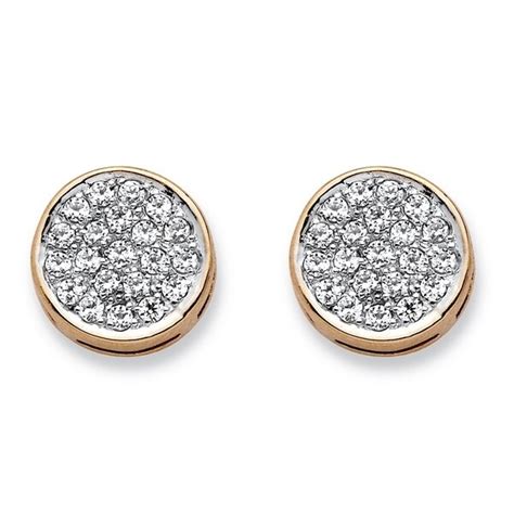 Shop 10k Yellow Gold 1 4ct TDW Diamond Cluster Stud Earrings Free