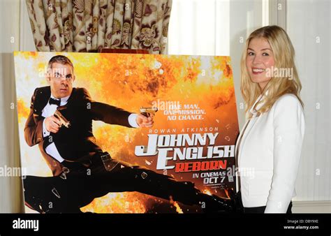 Rosamund Pike At A Photocall For The Release Of Johnny English Reborn