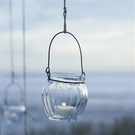 Glass Hanging Tealight Holder The White Company Tea Light Holder