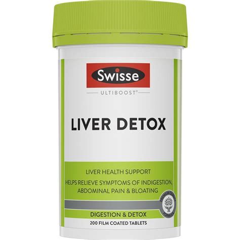Buy Swisse Ultiboost Liver Detox 200 Tablets Online At Chemist Warehouse®