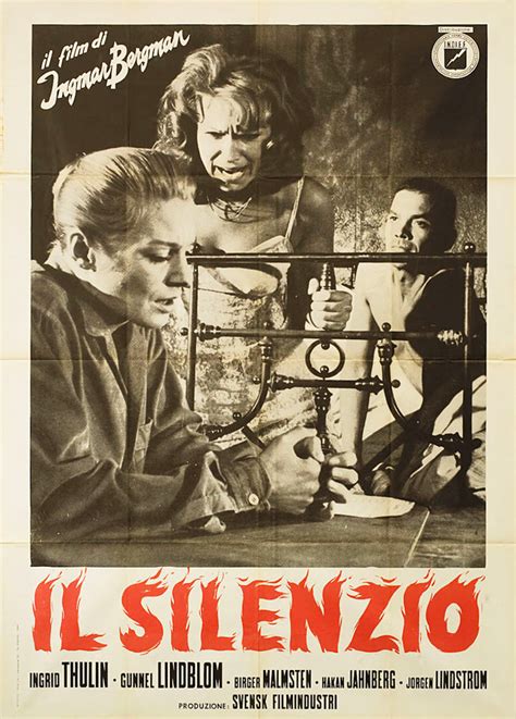 the silence 1963 italian due fogli poster posteritati movie poster
