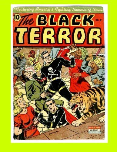 The Black Terror 2 Great Golden Age Superhero Comic Action All Stories No Ads Publishing