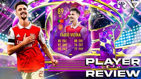 La Joya Del Arsenal Fabio Vieira Future Stars 89 Player Review Fifa 23 Ultimate Team Youtube