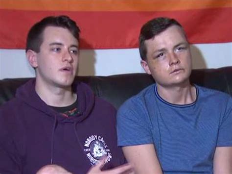 gay couple attacked and robbed by group who hurled homophobic slurs police report says the
